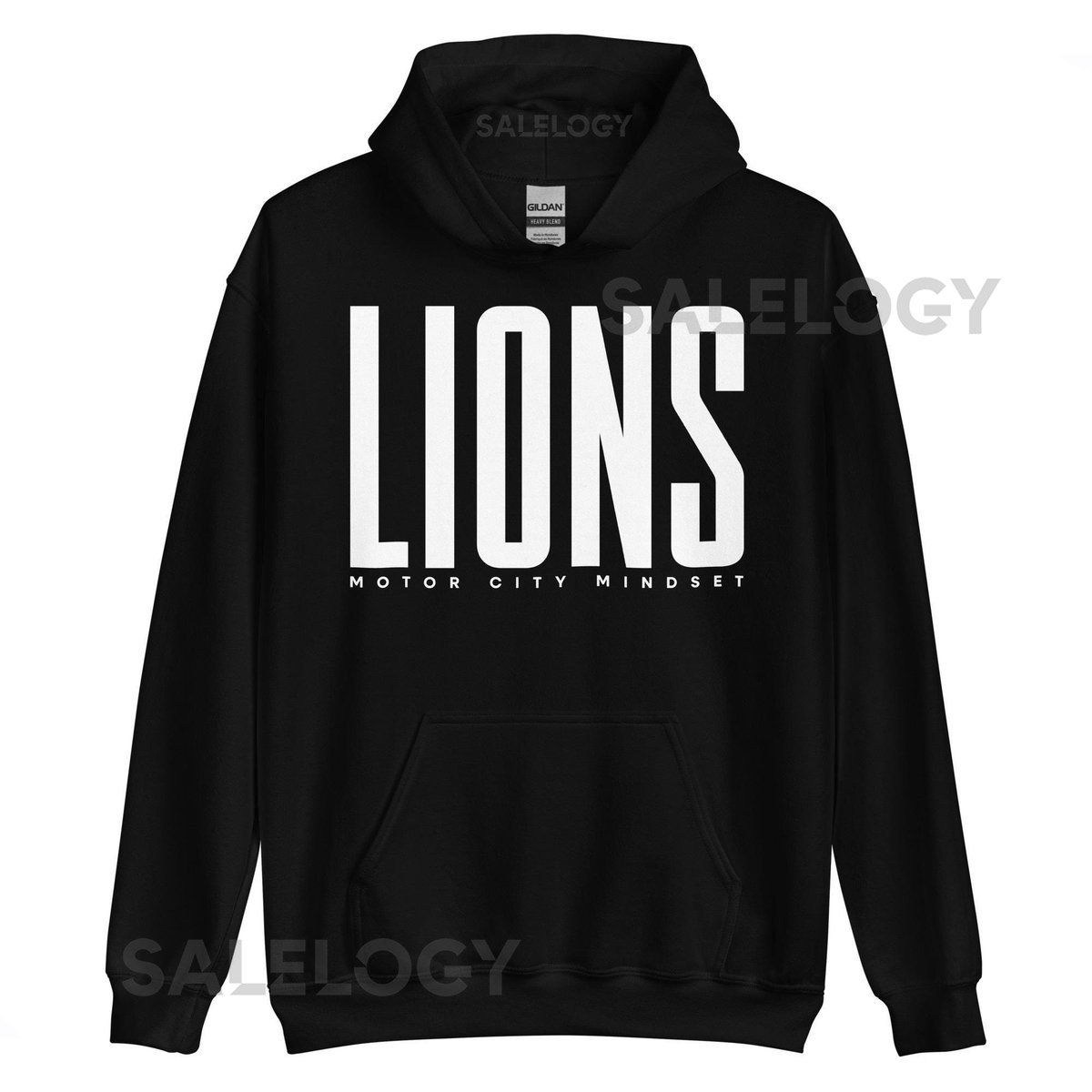 Lions Hoodie Detroit Football Hoodie Sports Apparel T-Shirts Hoodies Lions Black Hoodie_561