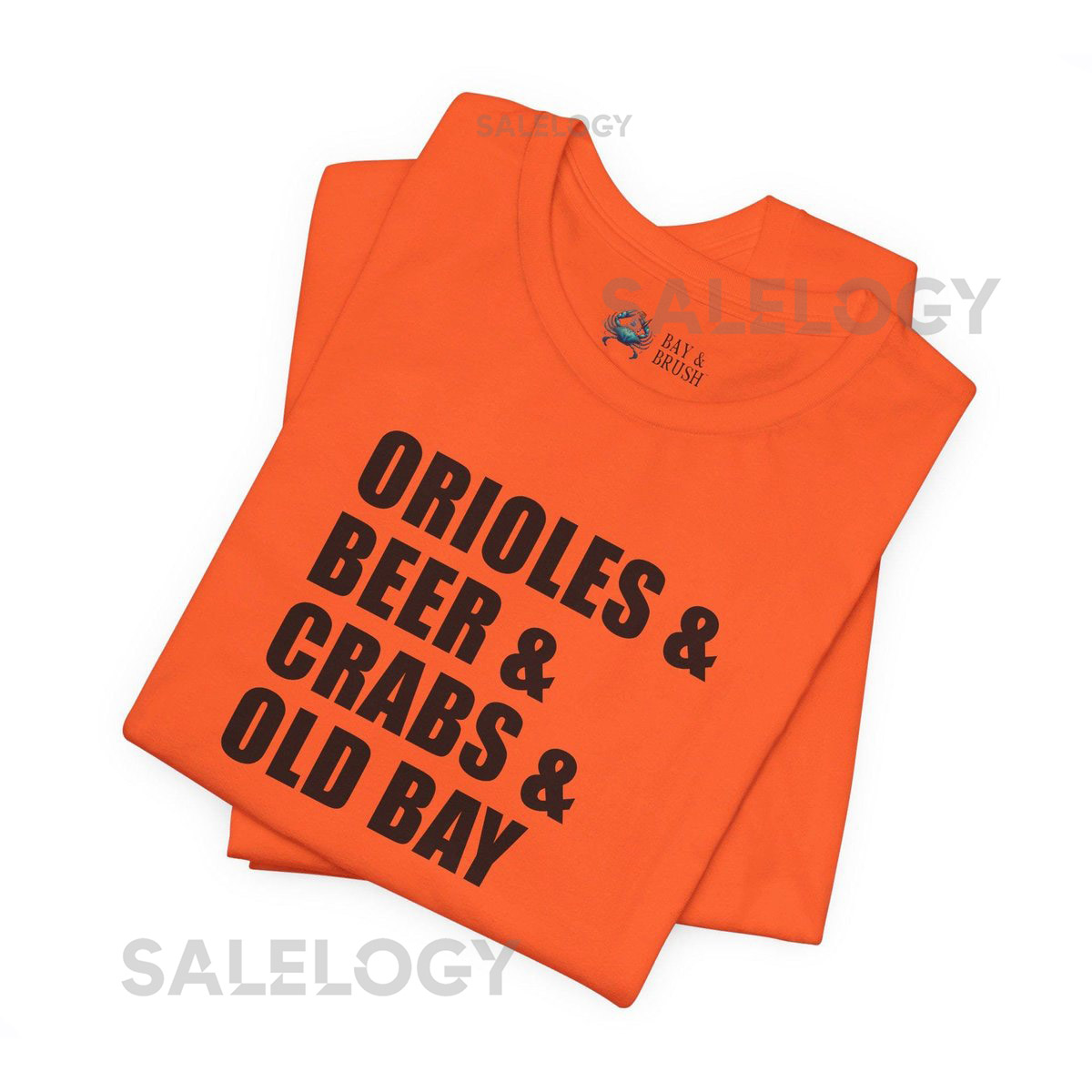 Orioles Beer Crabs Old Bay T-Shirt Maryland Shirt Baltimore Tee Maryland Gift for Men and Women Baltimore Orioles Apparel Baseball Gift_494