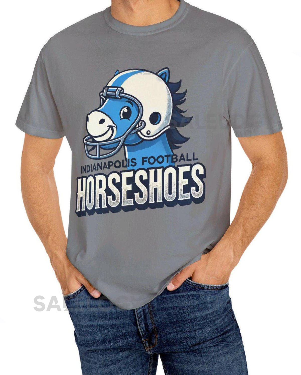Indianapolis Football Fan Shirt - Hilarious Graphic - Funny Team Spirit Shirt - Sarcastic Mascot_498