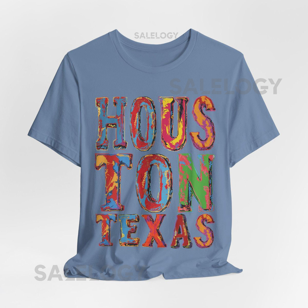 Houston Texas Shirt Retro Typography Graph_364