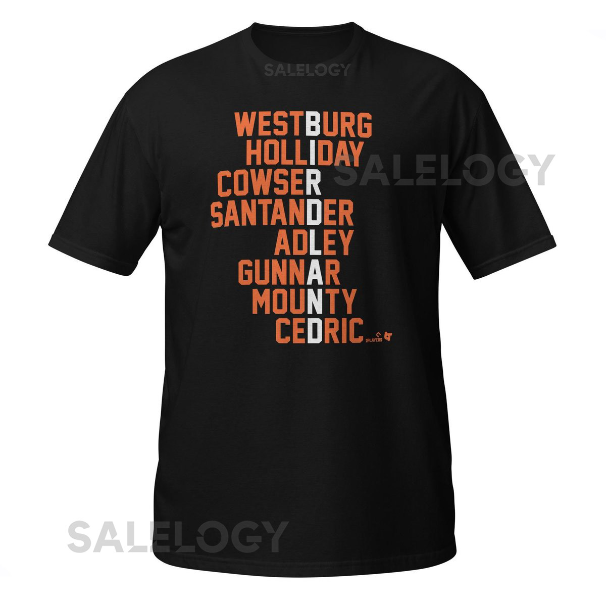 Birdland Names 2024 - Baltimore Baseball T-Shirt_140