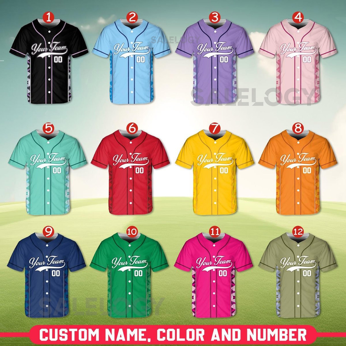 Personalized Team Name And Number Baseball Jersey Custom Baseball Jersey Shirt Baseball Jersey Uniform For Baseball Fans Baseball Lovers_468