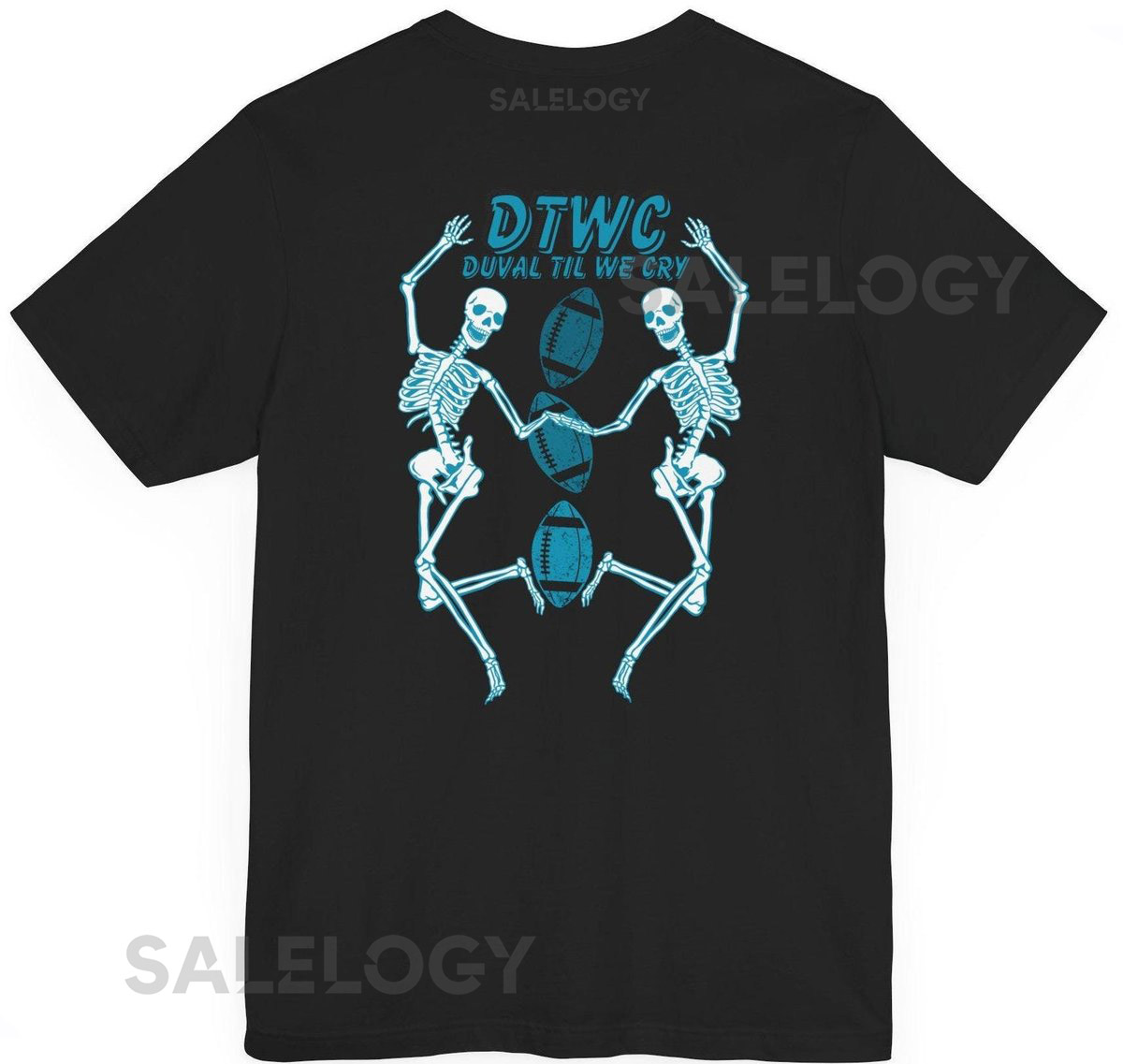 Jacksonville Jaguars Skeleton T-shirt DTWD Football F_664