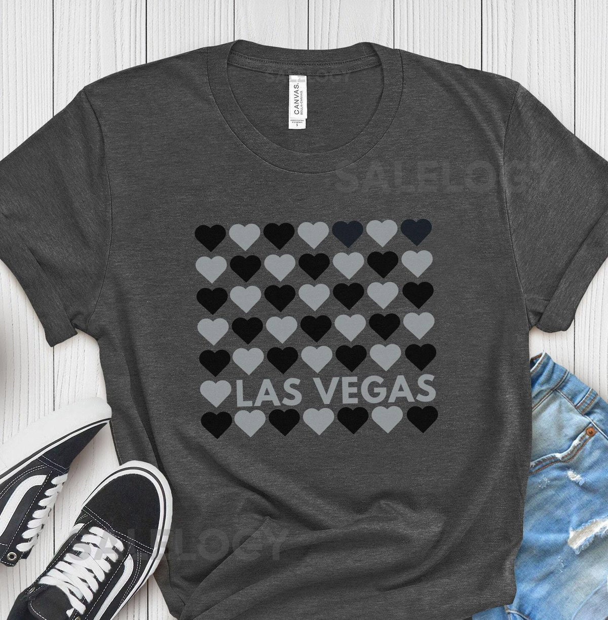 Las Vegas Shirt Cute Las Vegas Gift Football Season Shirt Game Day T-Shirt City TShirt Football Mom Shirt Bella Canvas Shirt Gift_501