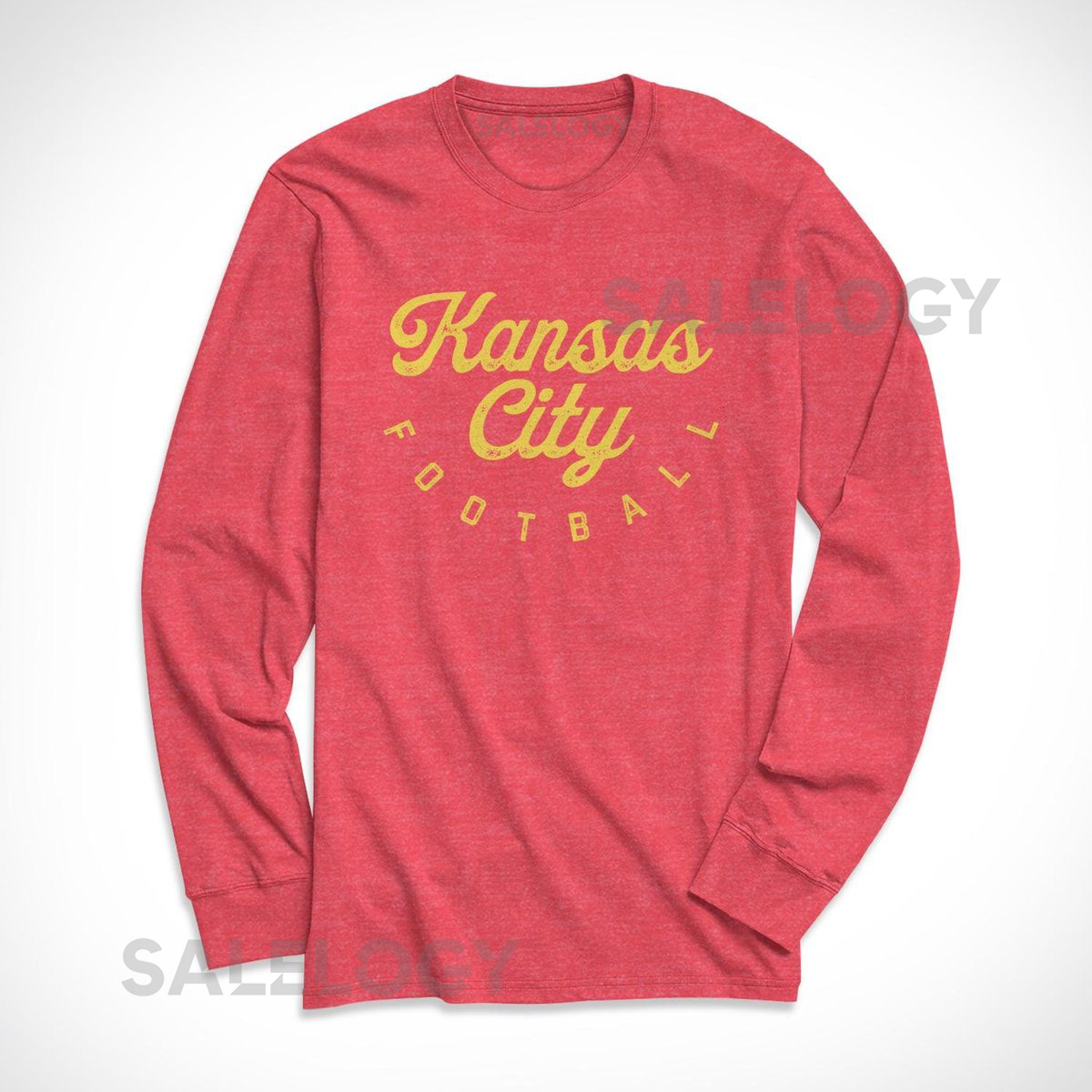 Vintage Kansas City Long Sleeve T-shirt Kansas T-shirt Sunday Funday Sports Sweatshirt Football Unisex T-shirt Football Party Shirt_130