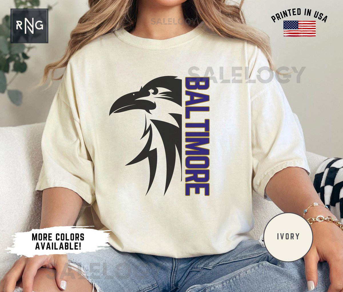 Baltimore Football Shirt Raven Football Shirt Baltimore Football Apparel Baltimore Sports Apparel Retro Raven Football Gift_115