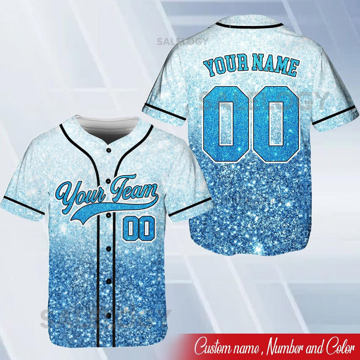 Personalized Team Name Number Baseball Jersey Custom Baseball Jersey Shirt Baseball Jersey Uniform Printed Glitter Not Glitter Fabric_649