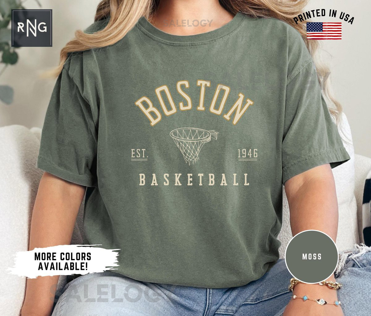 Unisex Boston Basketball Shirt Retro Celtic Basketball Shirt Boston Basketball Apparel Boston Sports Apparel Retro Celtic Fan Gift_578