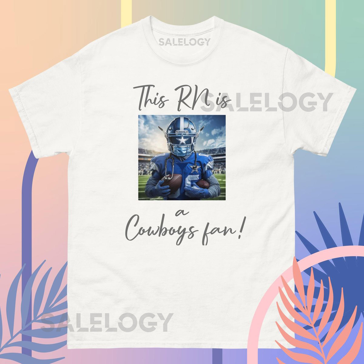 Unisex nurse healthcare Dallas Cowboys t-shirt_466