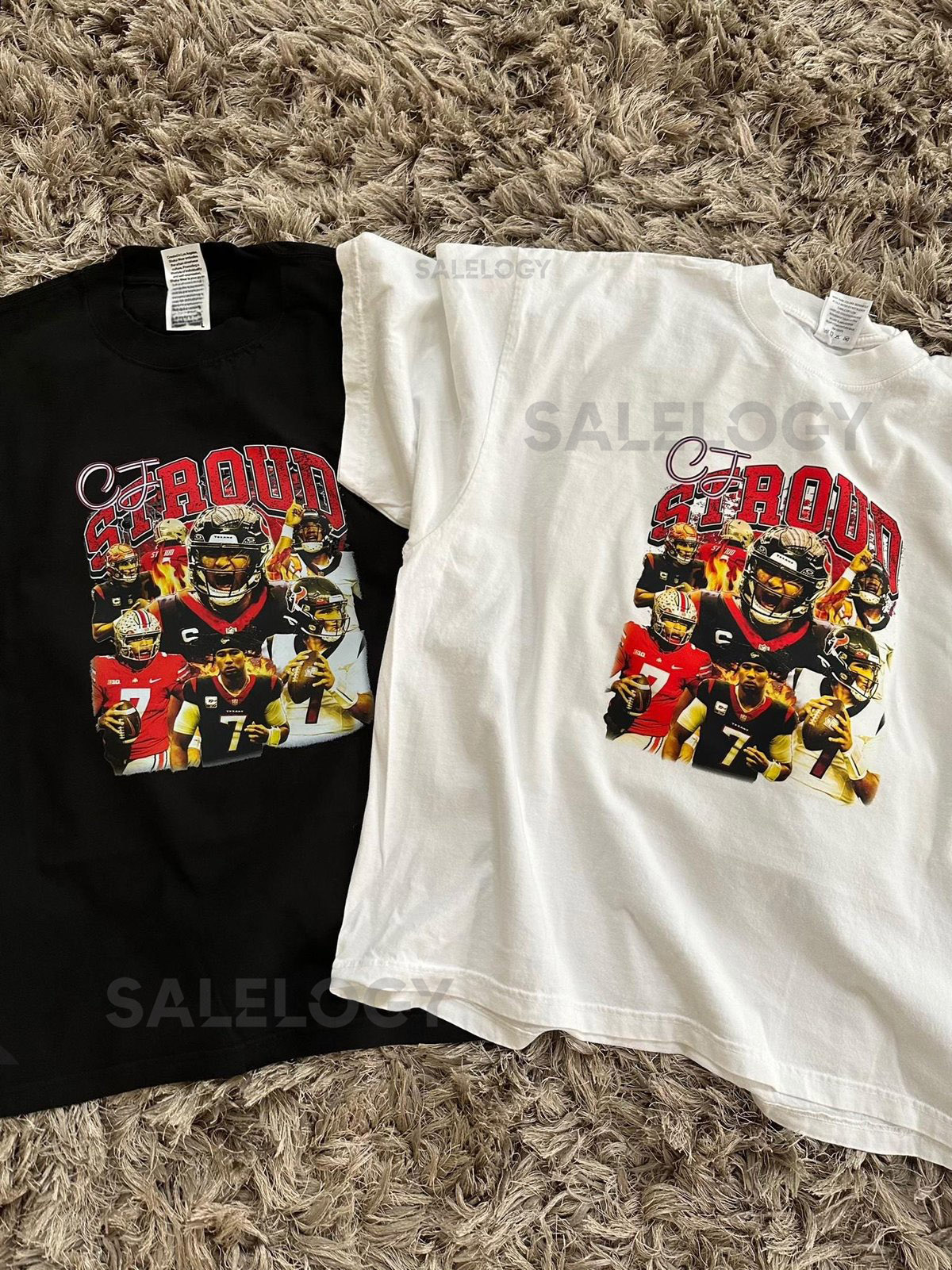 CJ Stroud Houston Texans Football Streetwear Vintage Comfort Colors Great Quality _35