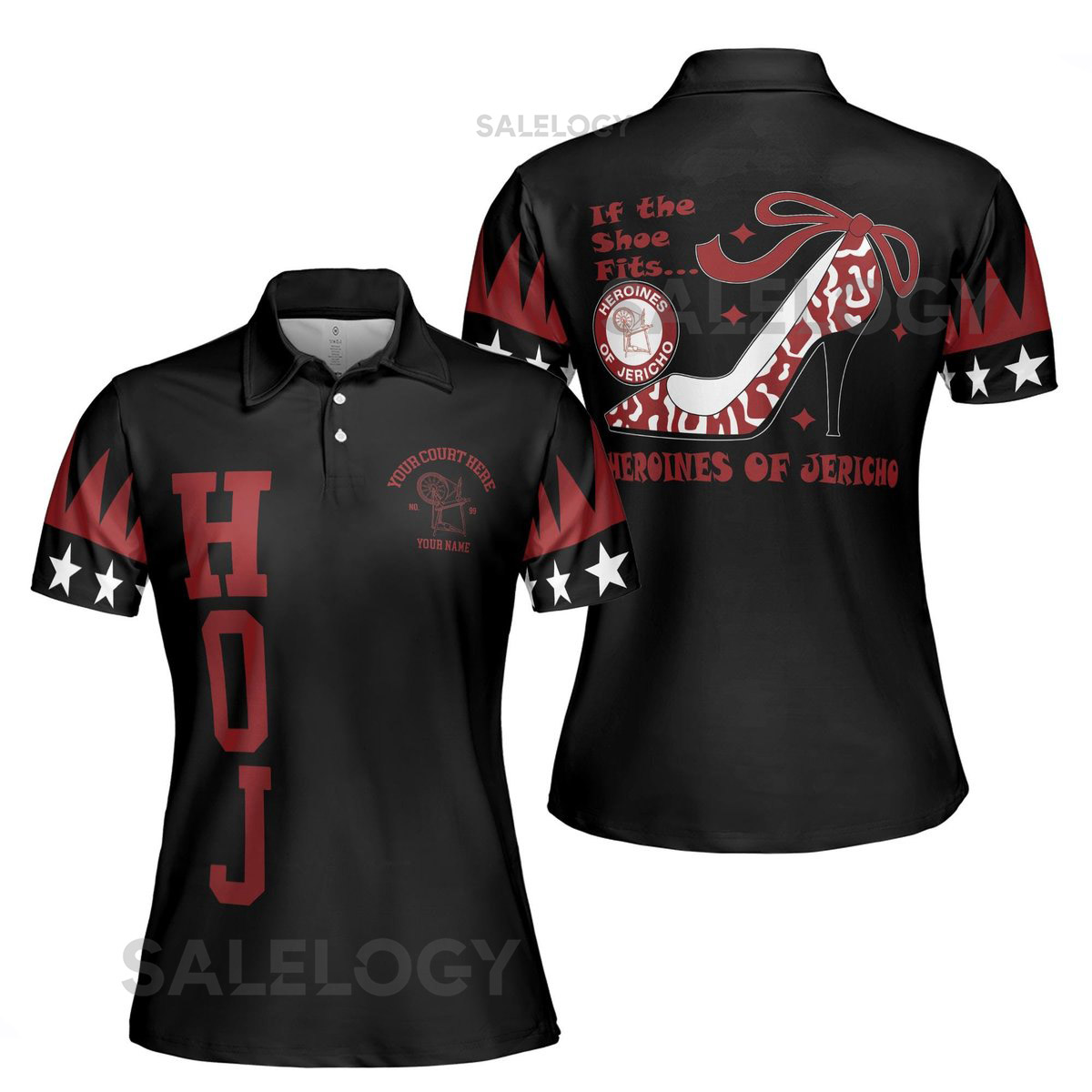 Customized Heroines of Jericho HOJ Sisterhood Women's Polo Shirt S-5XL_418