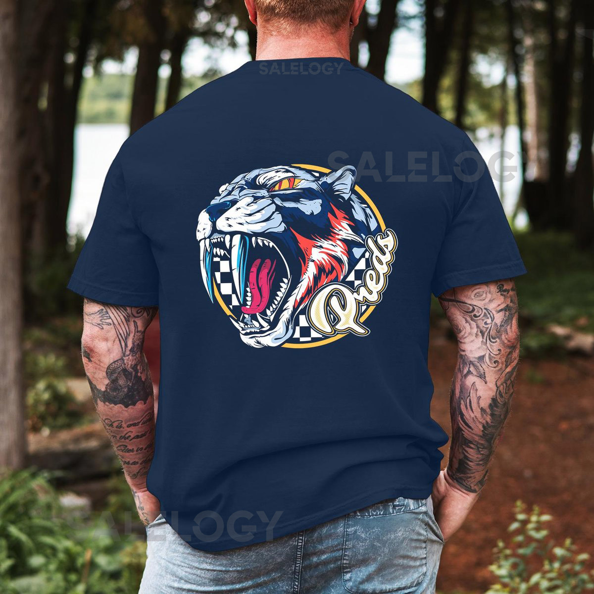 Vintage Nashville Predators T Shirt Retro Hockey Pocket Tee_740