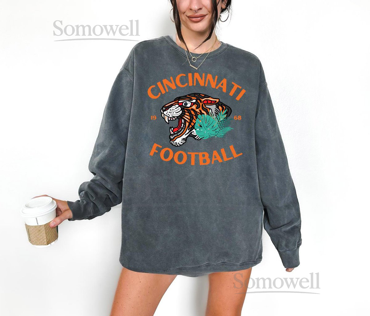 Cincinnati Bengals Sweatshirt Who Dey Sweatshirt Cincinnati Sweatshirt Bengals Sweatshirt Cincinnati Vintage Sweatshirt_505