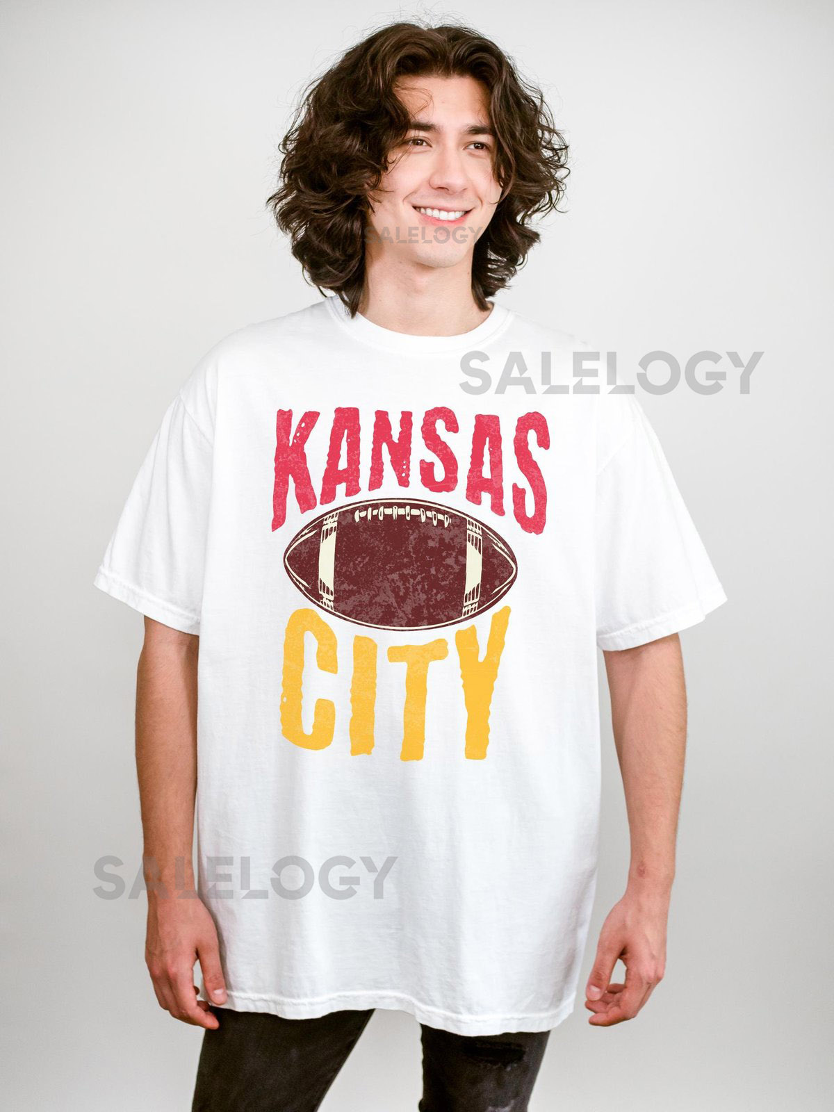Kansas City Football Tee Unisex Shirt Vintage Style Kansas City Football Crewneck shirt Kansas City Gift Shirt Gift for Dad Fathers Day_371