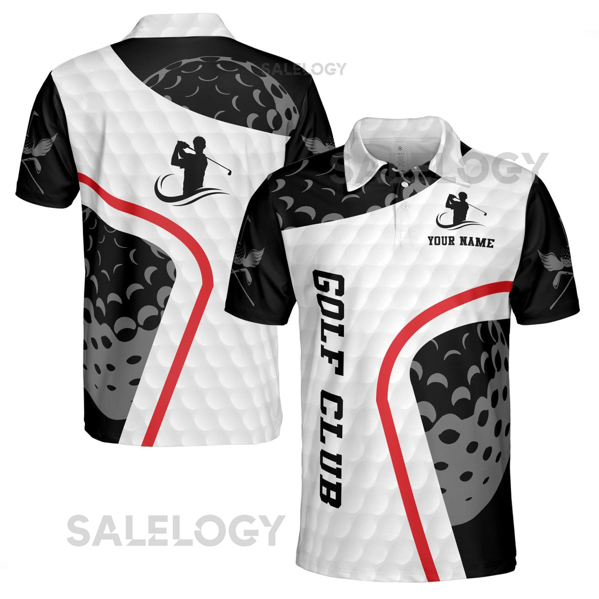 Custom Name Golf Club Golfer Men39s Polo Shirt S-5XL_97