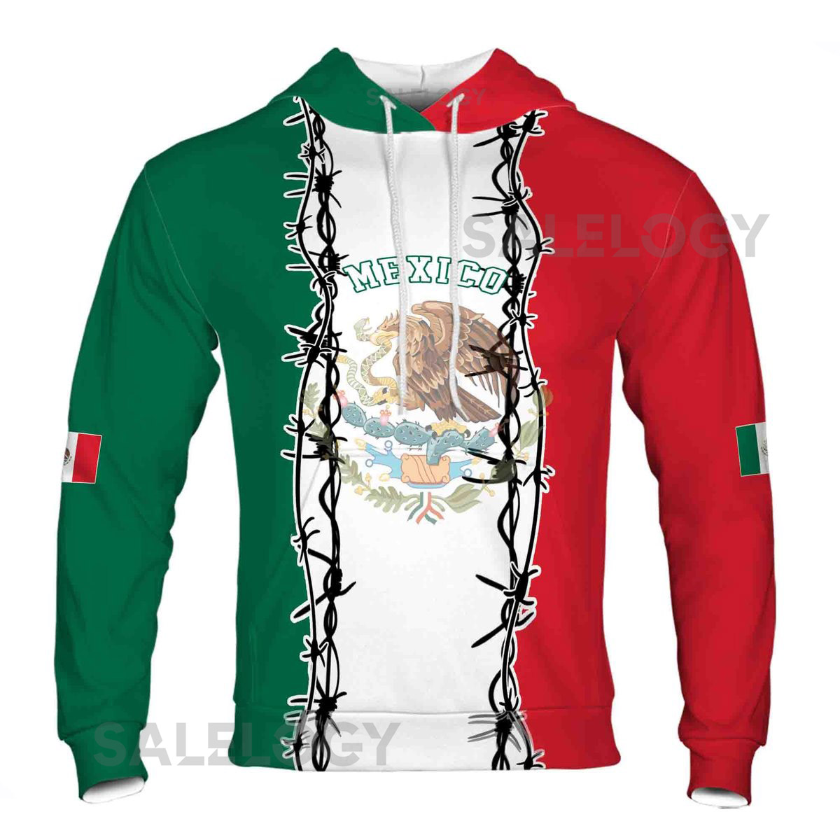 Custom Name Patriotic Coat of Arms Belize Hoodie S-5XL_54