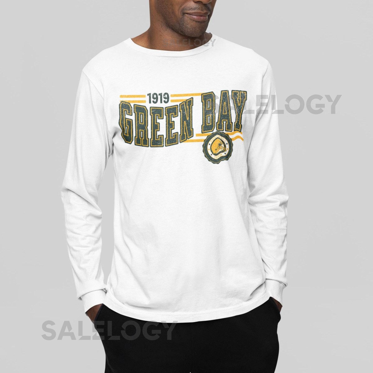 Green Bay Football Retro Crewneck Long Sleeve Packer Retro Long Sleeve Shirt Green Bay Unisex Shirt Game Day T-Shirt Packer Fan Gift_389
