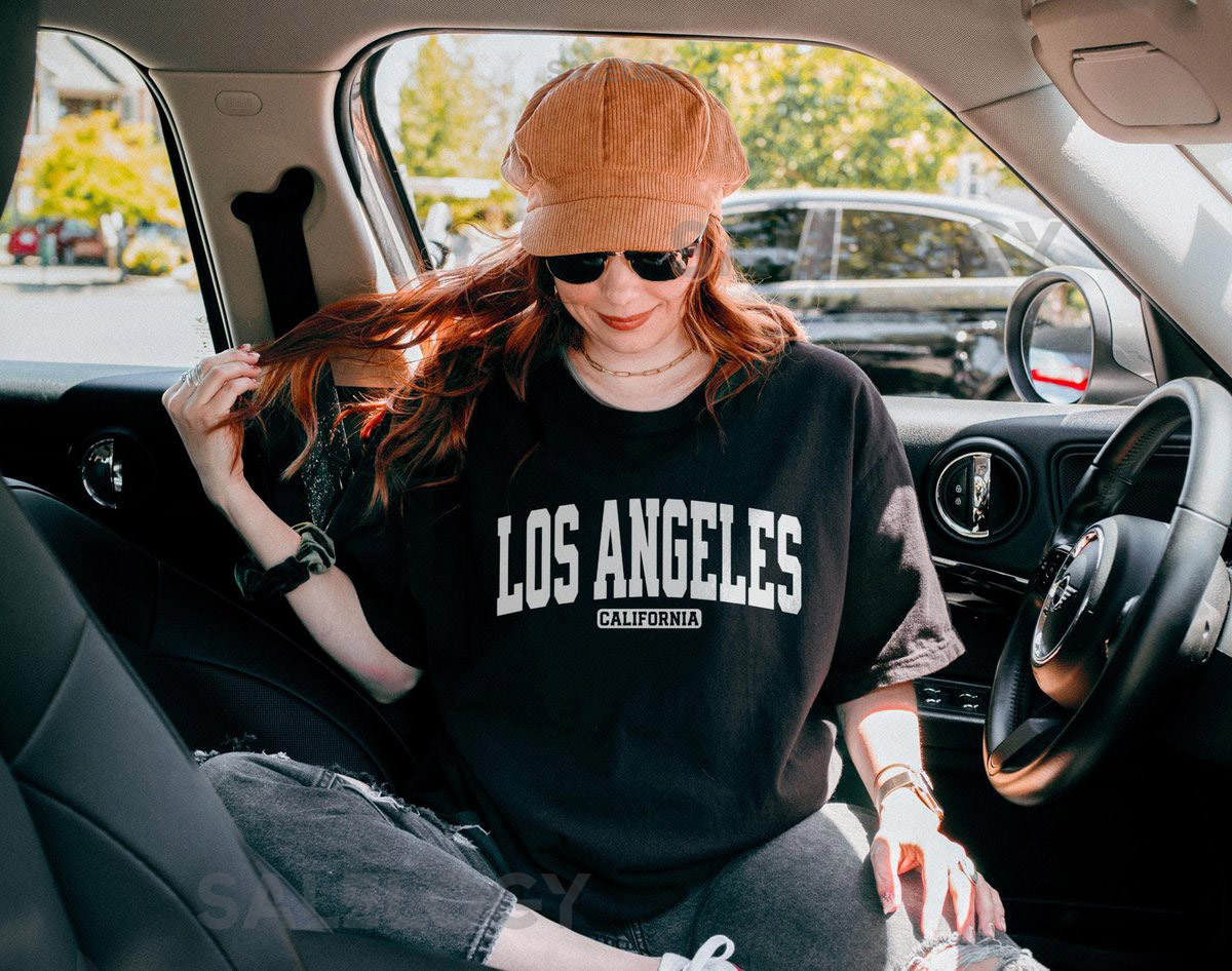 Los Angeles California t-shirt City of angels retro style shirt LA shirt Los Angeles California gifts Comfort Colors shirt_273