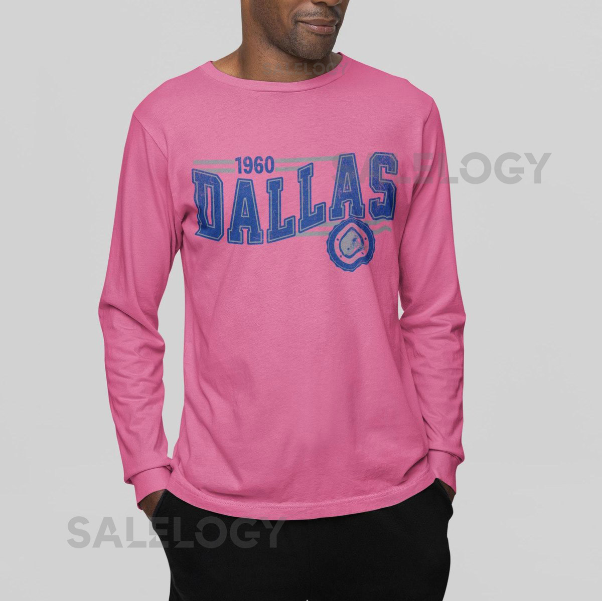 Dallas Football Retro Crewneck Long Sleeve Cowboy Retro Comfort Colors Shirt Dallas Unisex Shirt Game Day T-Shirt Cowboy Fan Gift_222