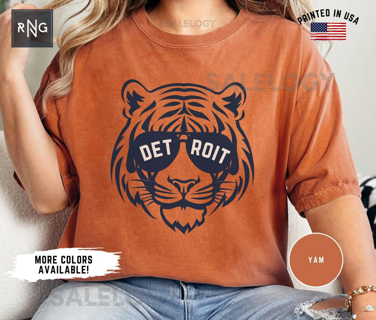 Detroit Baseball Shirt Tiger Baseball Tshirt Retro Detroit Apparel Tiger Baseball Shirt Gameday Baseball Fan Gift Tiger Baseball Fan_134