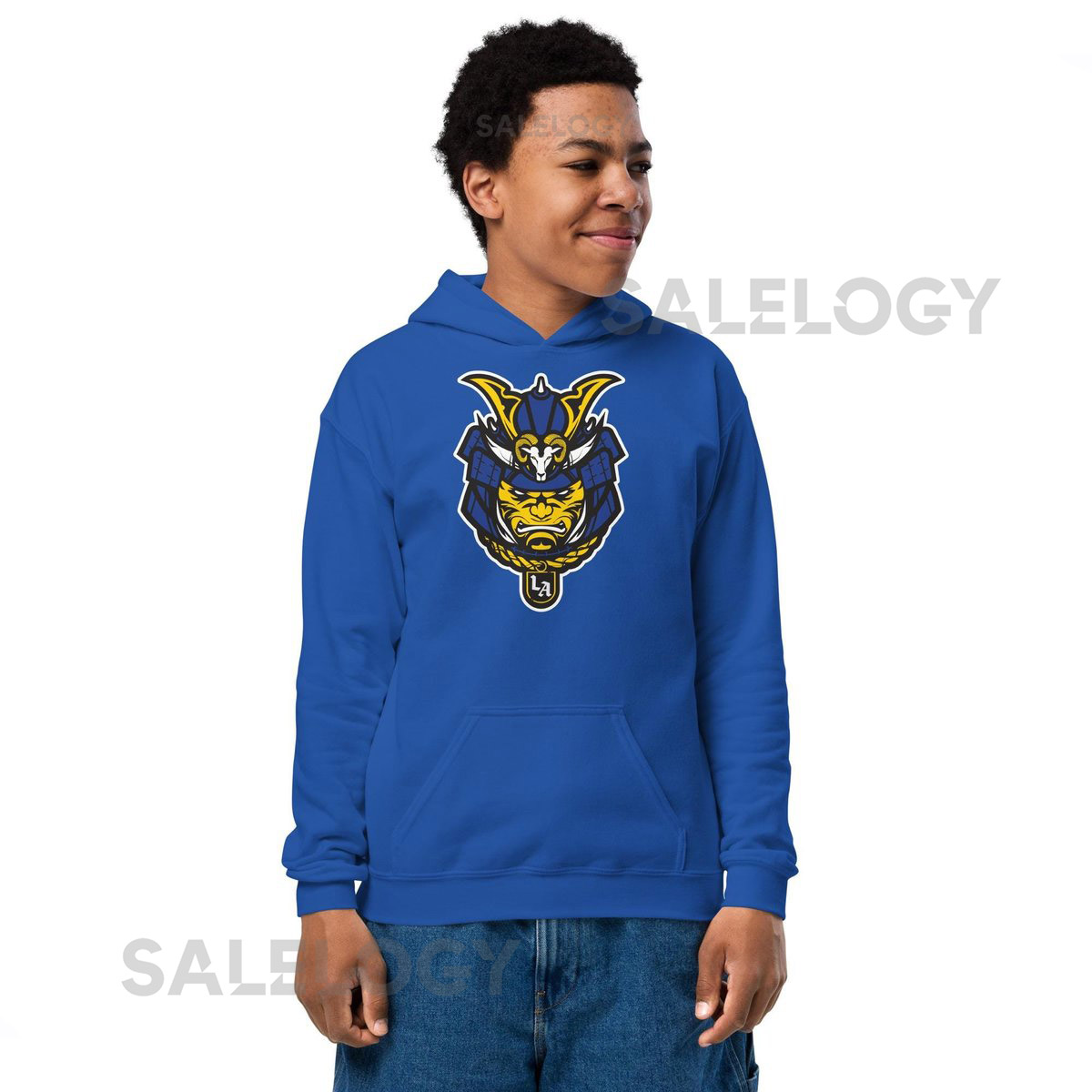 Los Angeles Rams Samurai Warrior Youth Hoodie_588