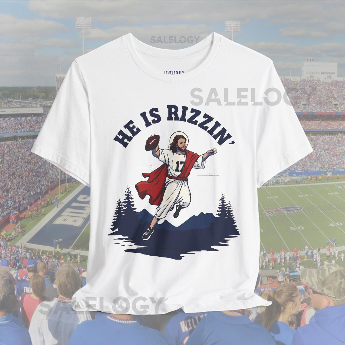 He is Rizzin' Josh Allen T-Shirt Buffalo Football Shirt Bills Mafia Gift_672