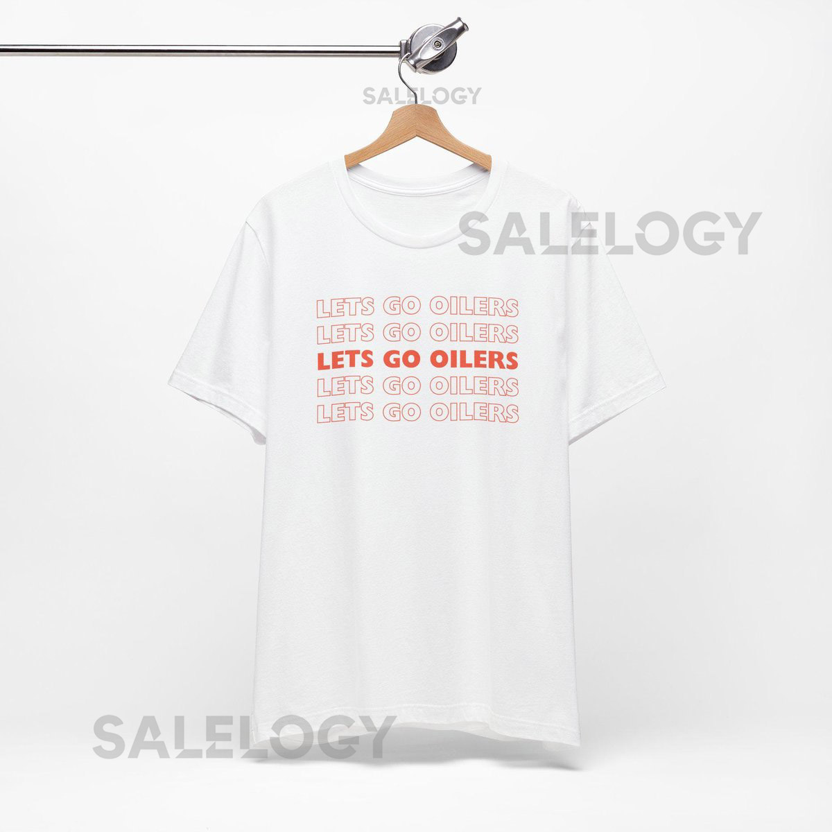 Edmonton Oilers Unisex Jersey Tee McDavid Skinner Starting Lineup Shirt - Front and Back Design Hockey Fan Gift hockey shirt Game Day_145