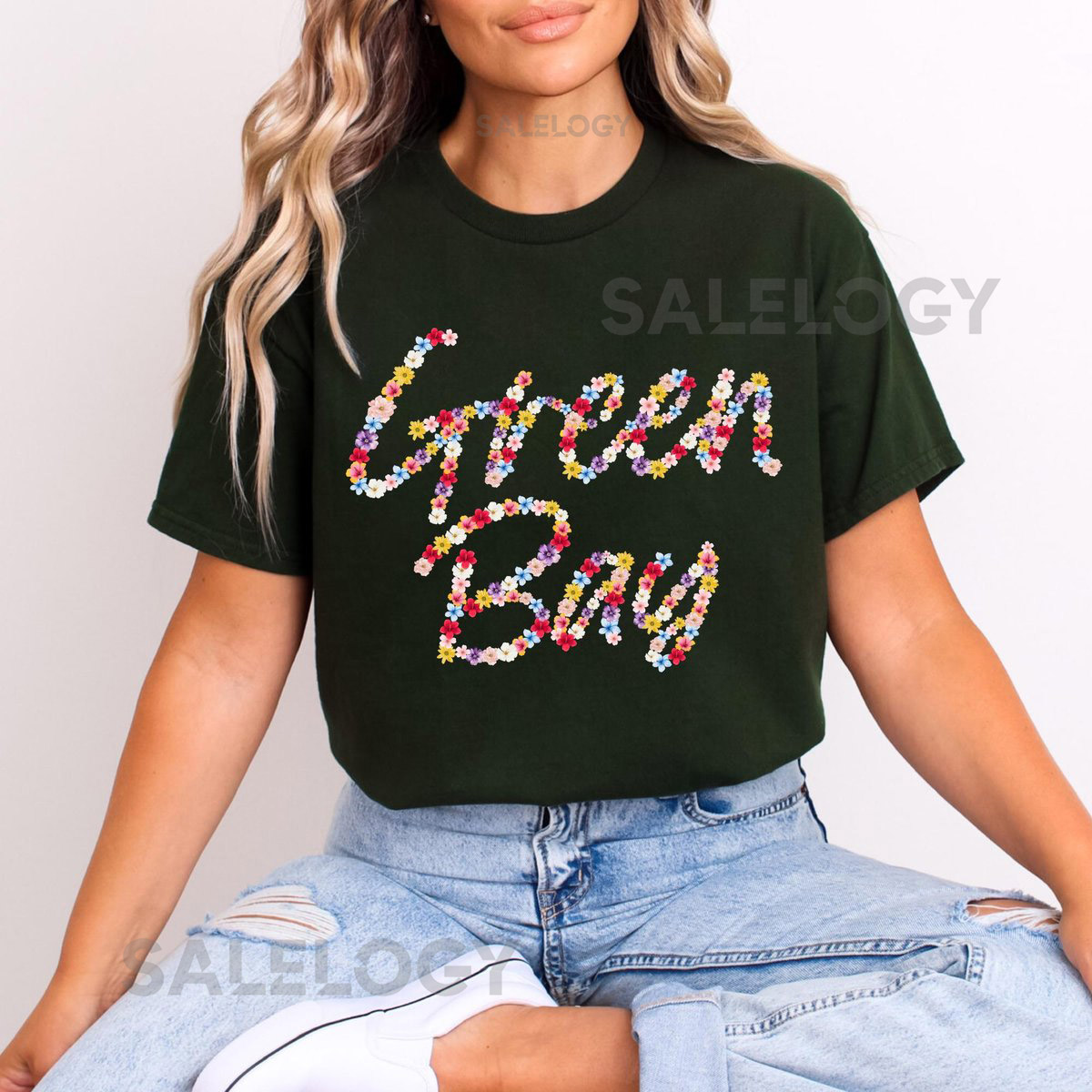 Womens GB Packers Tshirt Green Bay Packers Shirt Titletown Gear Packers Football Shirt_769