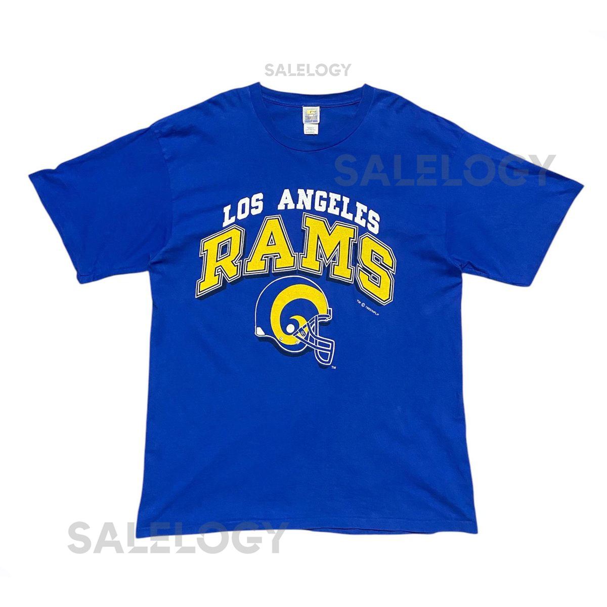 Vintage 90s Los Angeles Rams Single Stitch Tee size XL_789
