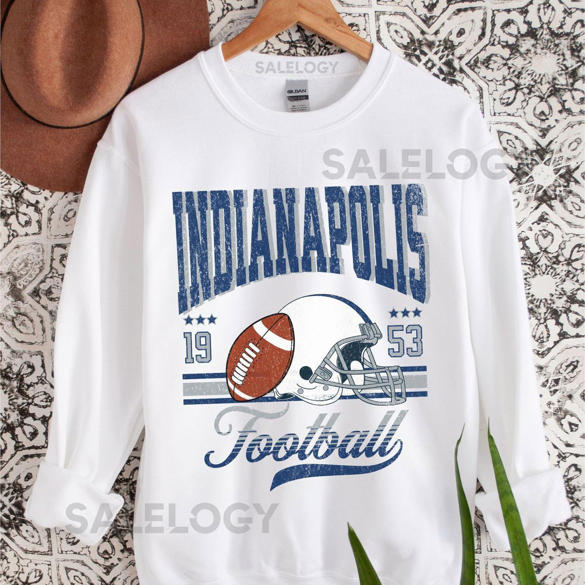 Vintage Colt Football Sweatshirt Game Day Colt Sweatshirt Indianapolis Football Fans Gift Indy Football Shirt Colt Fan_944