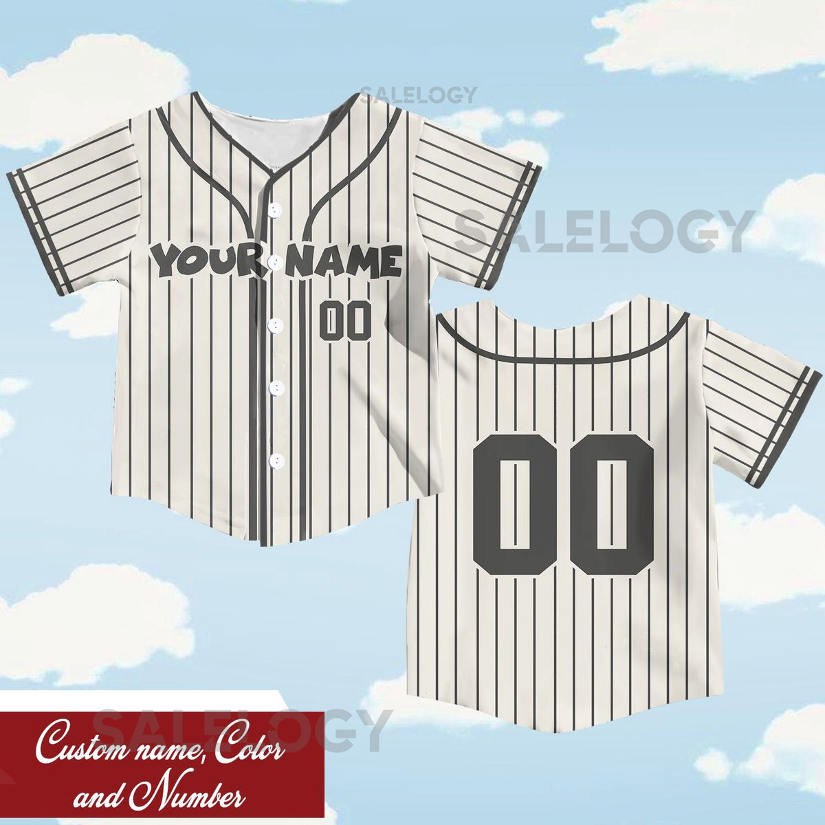 Personalized Kid Baseball Jersey Custom Name Number Youth Baseball Shirt Baseball Jersey For Baseball Fans Lovers Kids Birthday Gift_177