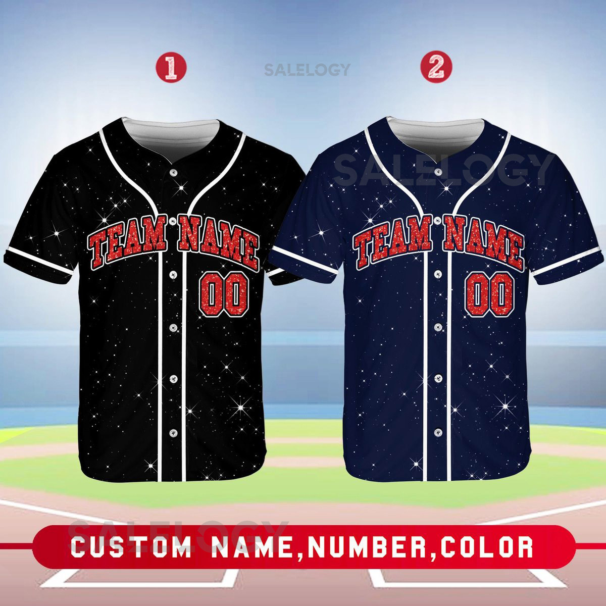 Personalized Team Name Number Baseball Jersey Custom Baseball Jersey Shirt Baseball Jersey Uniform Printed Glitter Not Glitter Fabric_652