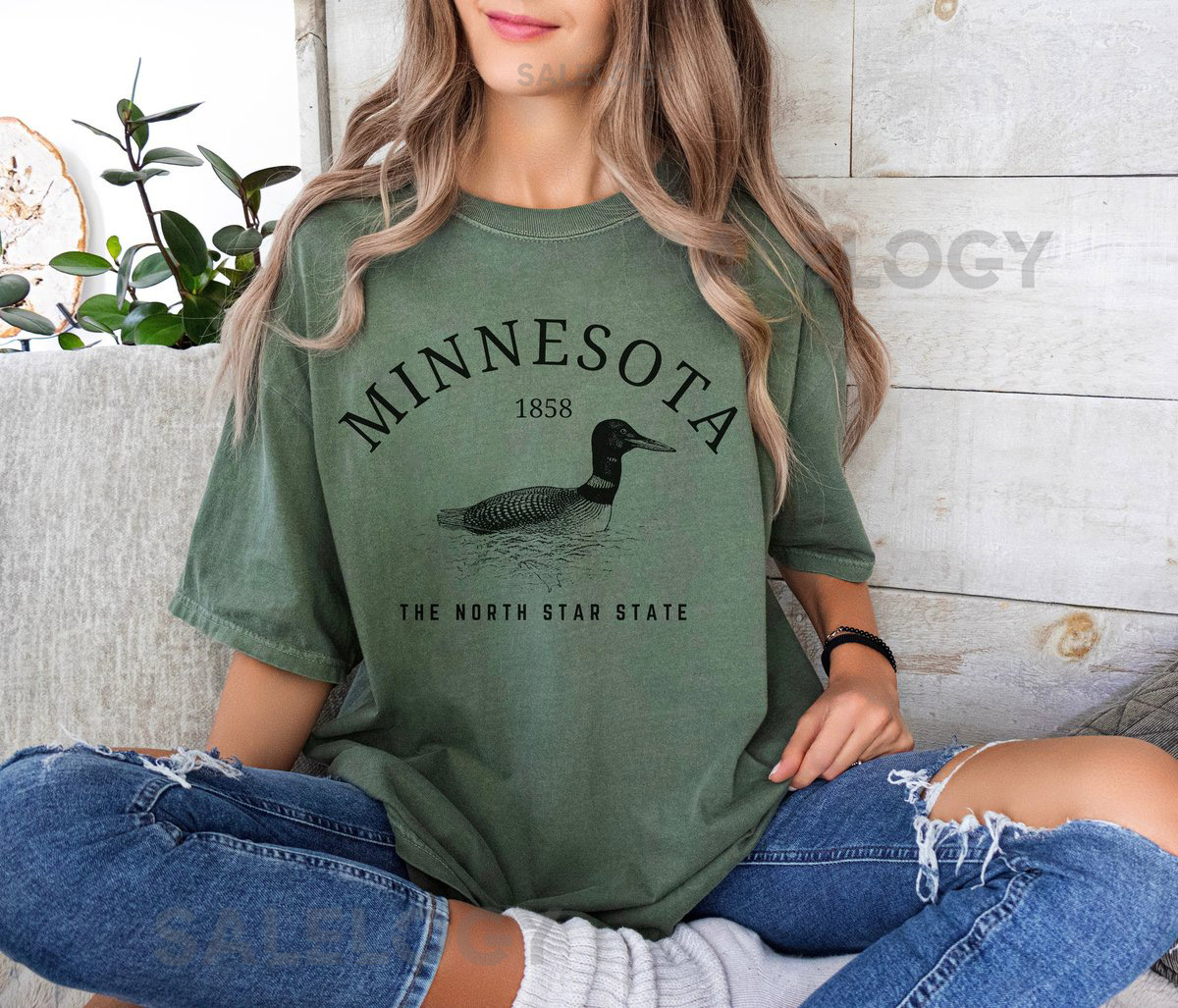 Minnesota Loon Tshirt Gift State Pride Tee_605