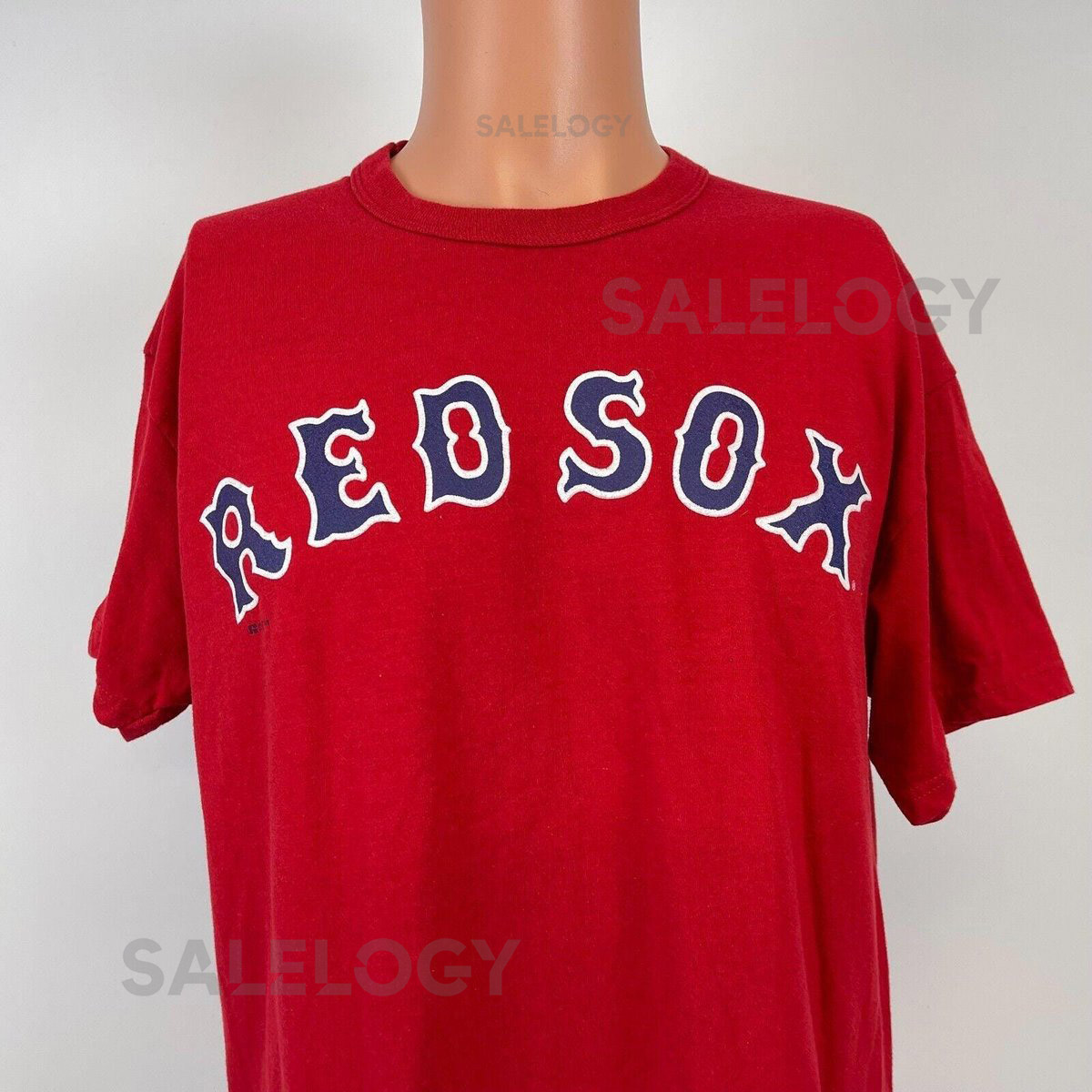 Vintage Y2K Russell Athletic Boston Red Sox T Shirt Mens Size L MLB Baseball_717