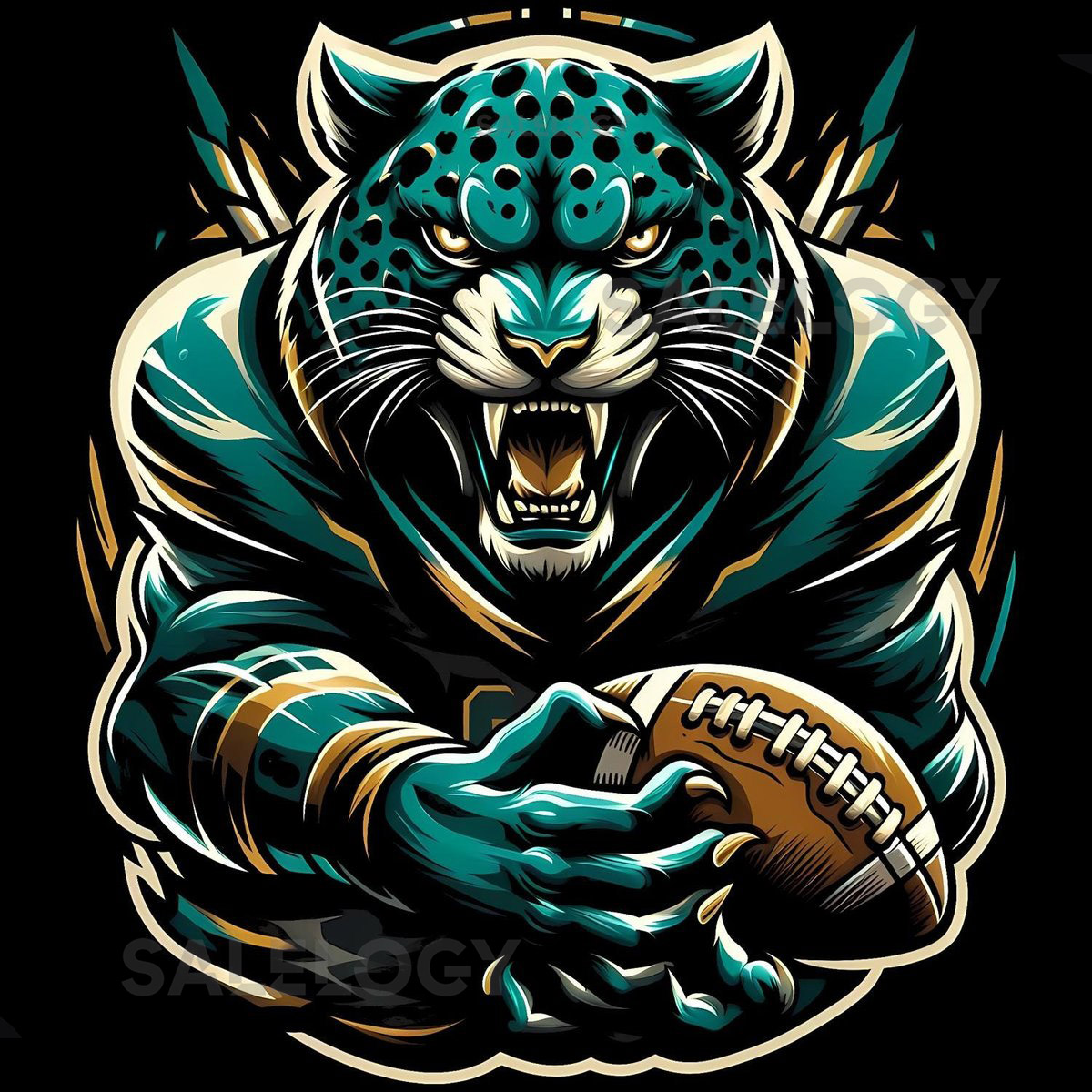 Jacksonville Jaguars Football Team Graphic T-Shirt - De_656