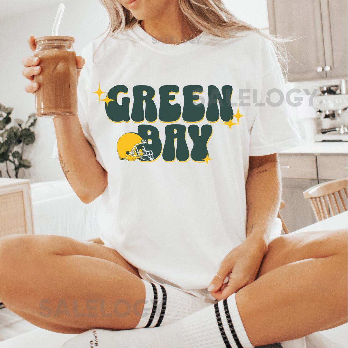 Green Bay Football Comfort Colors T-Shirt Vintage Style Tee_374