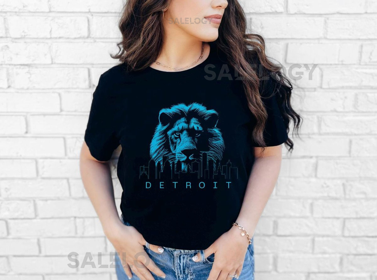 Detroit Lions City View Unisex Jersey Short Sleeve Tee_204