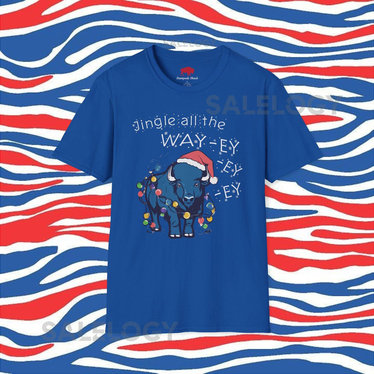 Buffalo Bills Christmas T-Shirt Jingle All the Way - Bills Mafia Apparel_229