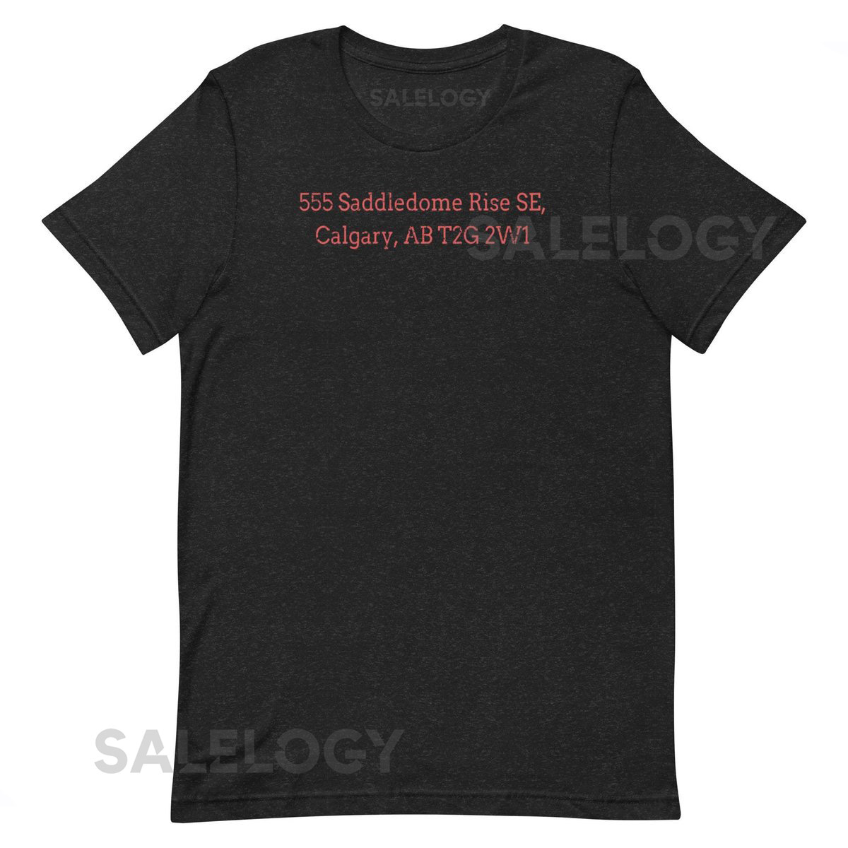 Vintage Saddledome Address T-Shirt Calgary Hockey_433