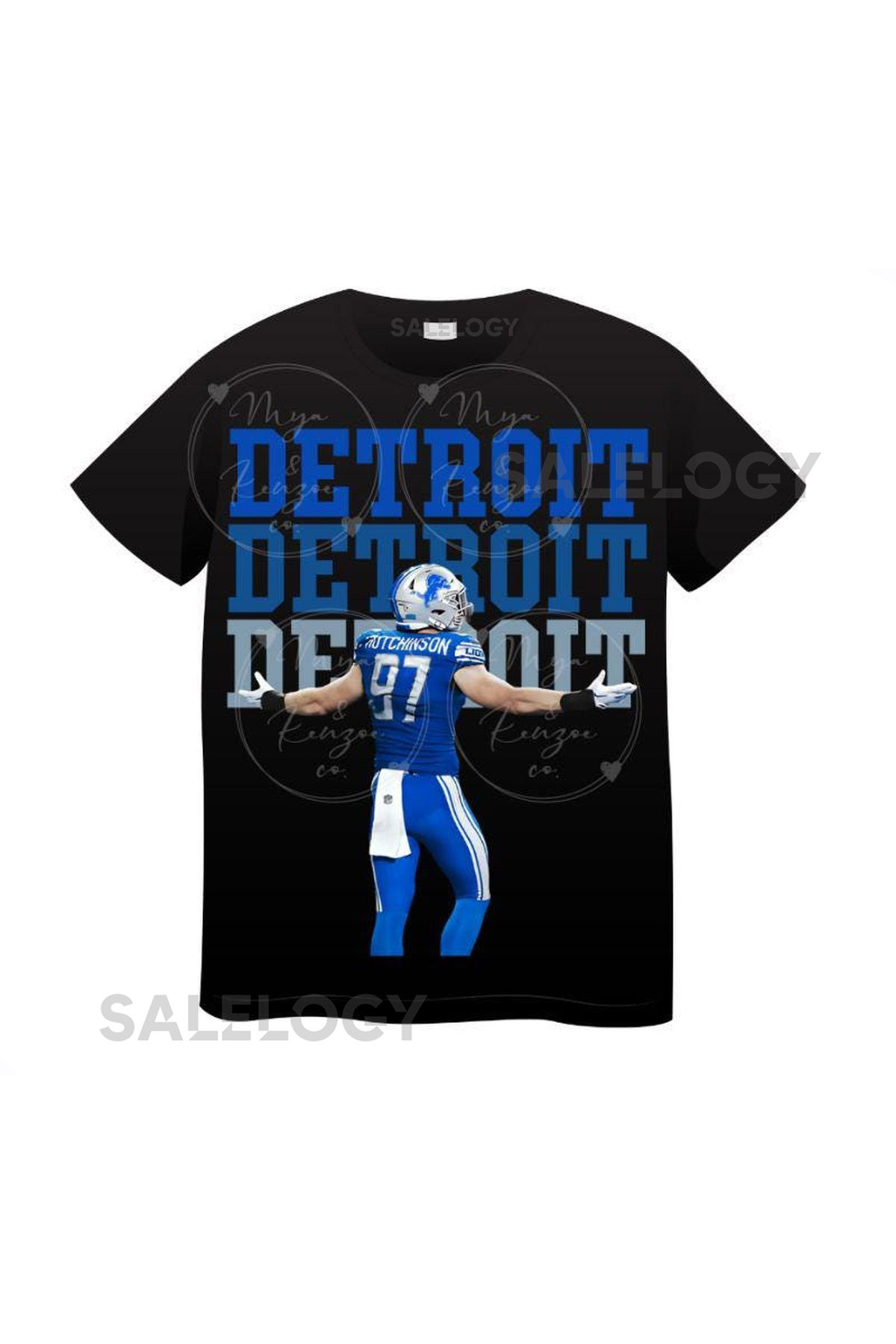 Lions Shirt Detroit Lions Vintage T-shirt Aidan Hutchinson Shirt_566