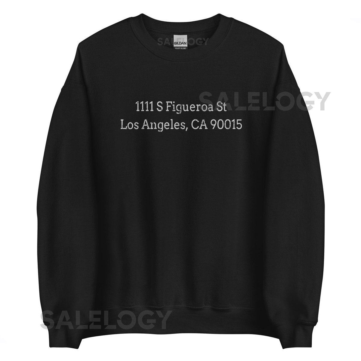 Vintage Crypto.com Arena Staples Center Address Crewneck Sweatshirt Los Angeles Hockey_112