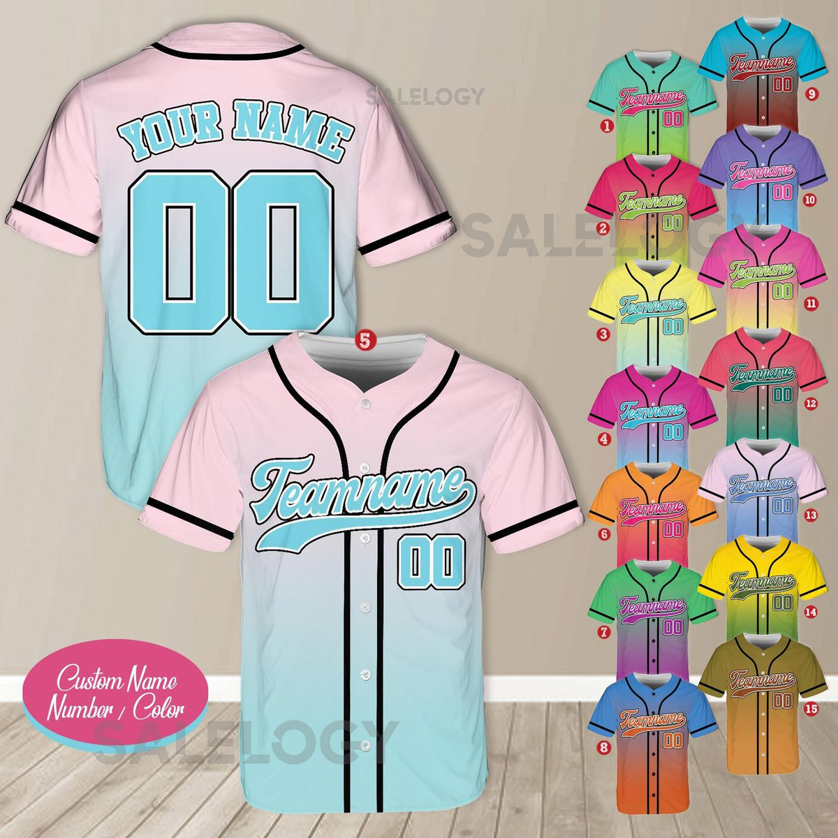 Personalized Team Name And Number Baseball Jersey Custom Baseball Jersey Shirt Baseball Jersey Uniform For Baseball Fans Baseball Lovers_490