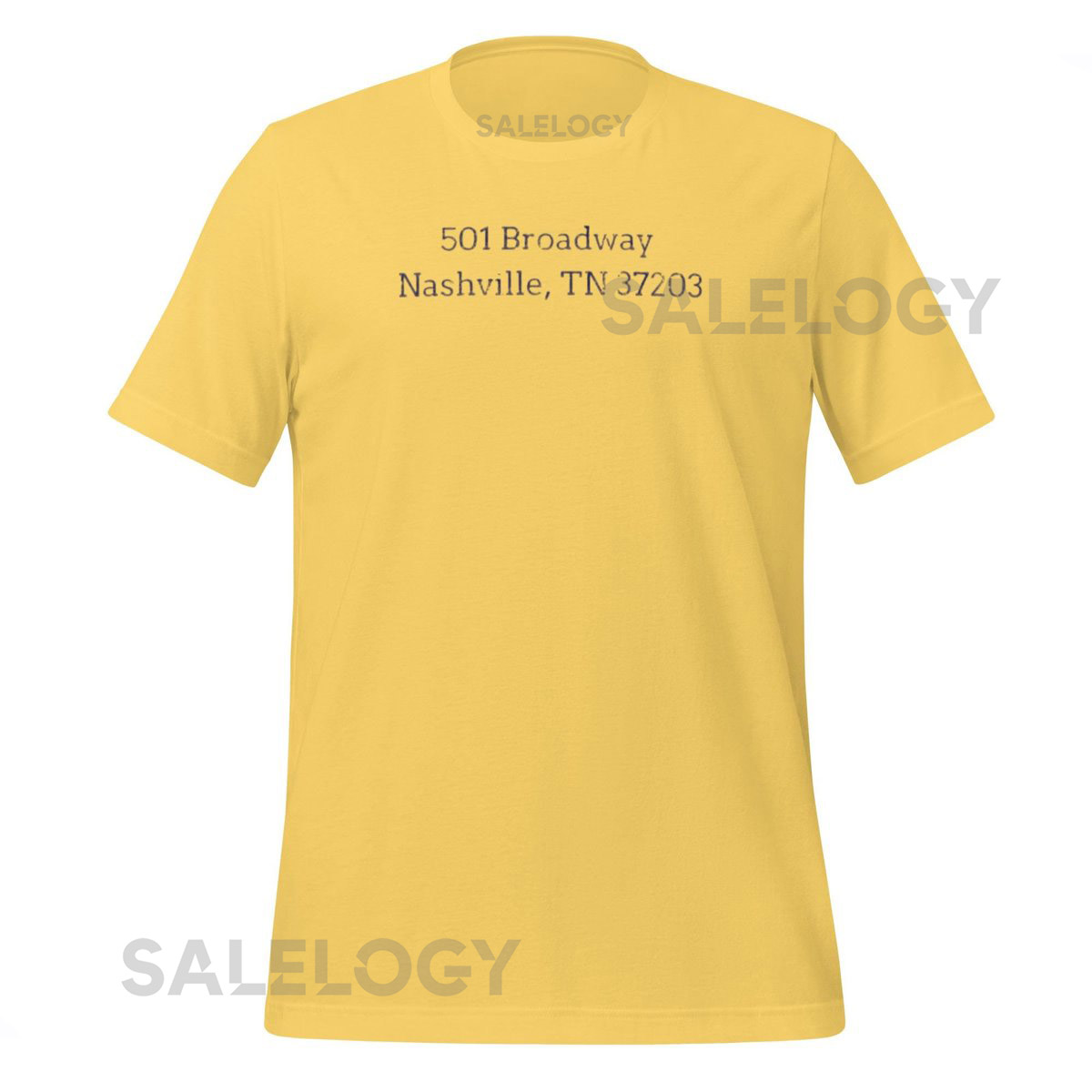 Vintage Bridgestone Arena Address T Shirt Nashville Hockey_710