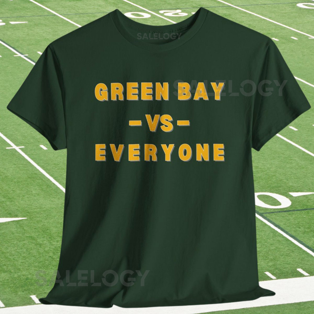 Green Bay VS Everyone Shirt Football Fan Apparel_500