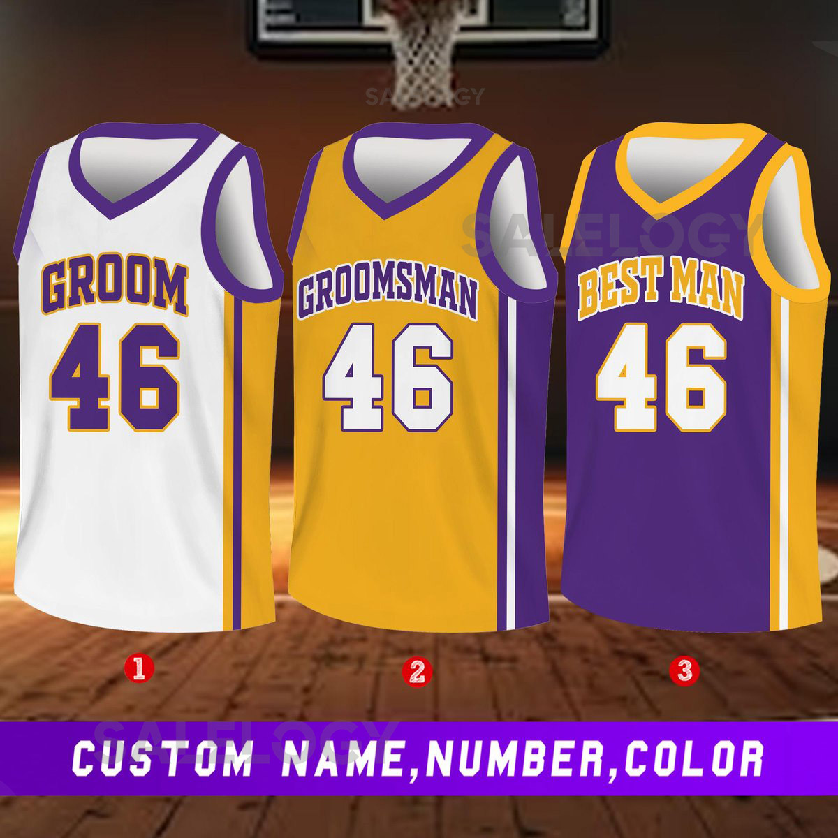 Custom Groom Groomsmen Basketball Jersey Personalized Best Man Jersey Basketball Jersey For Engagement Wedding Bachelor Party Jersey_176
