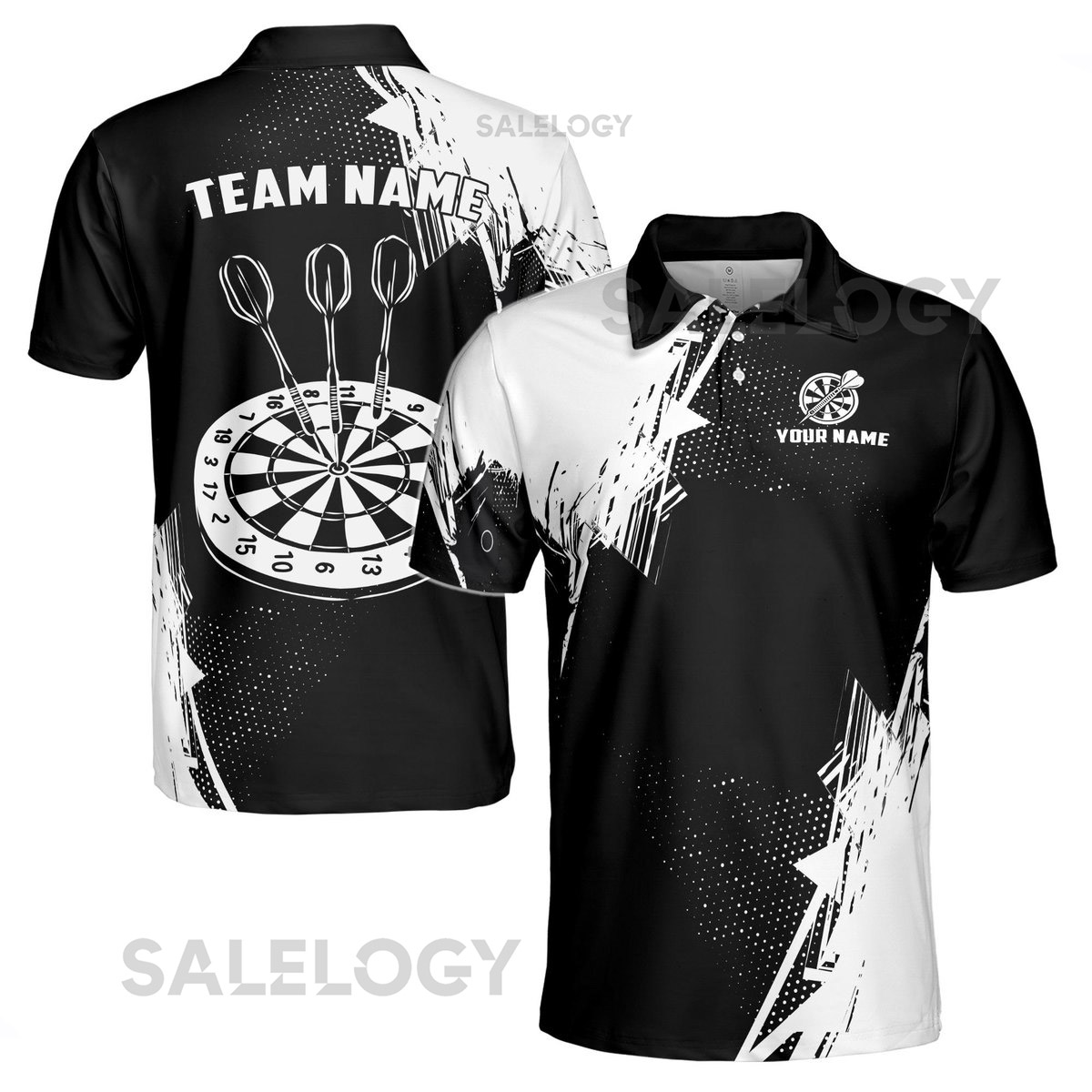Customized Dart Team Name Men's Polo S-5XL_407
