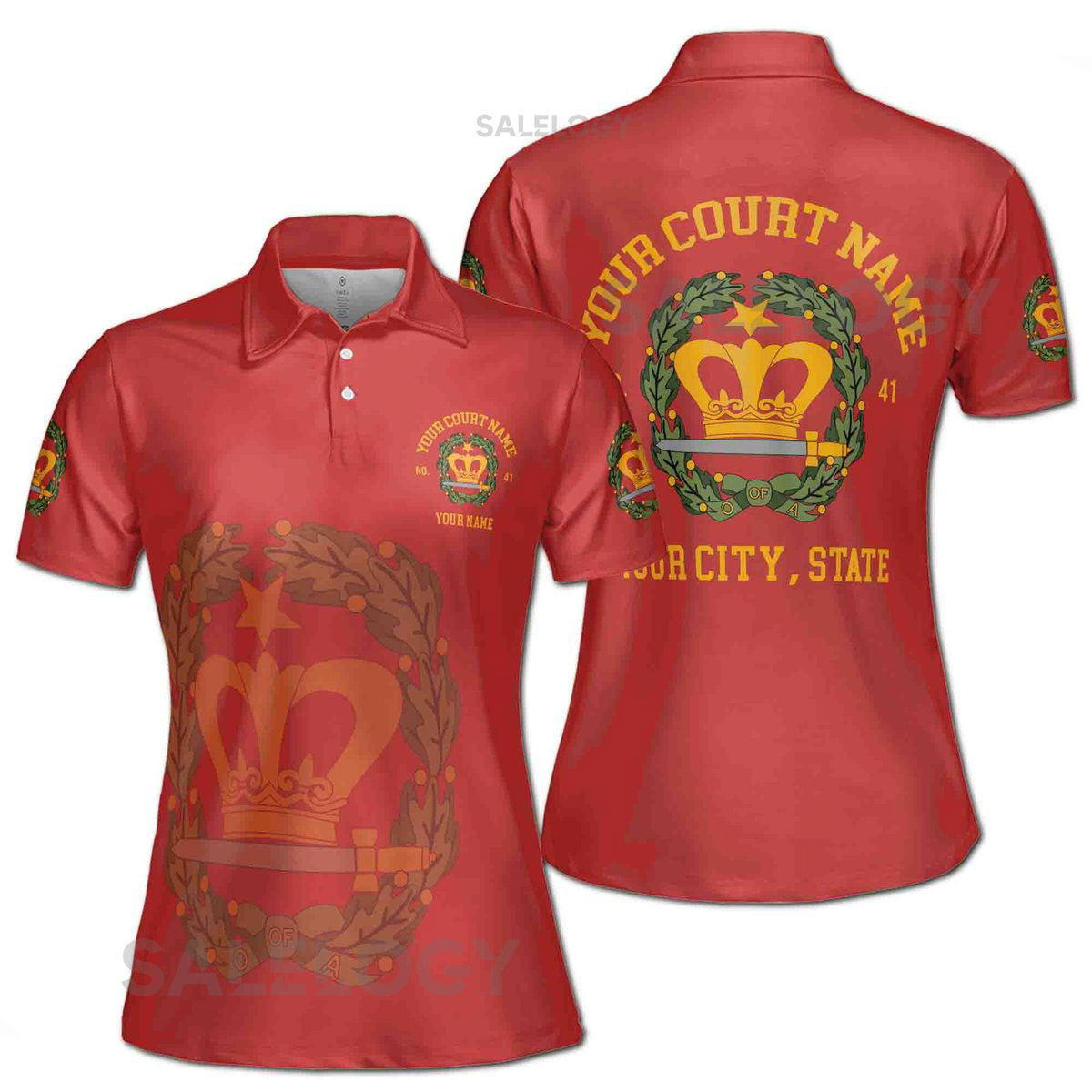 Personalized Order of Amaranth Mason Ladies Women's Polo Shirt S-5XL_587