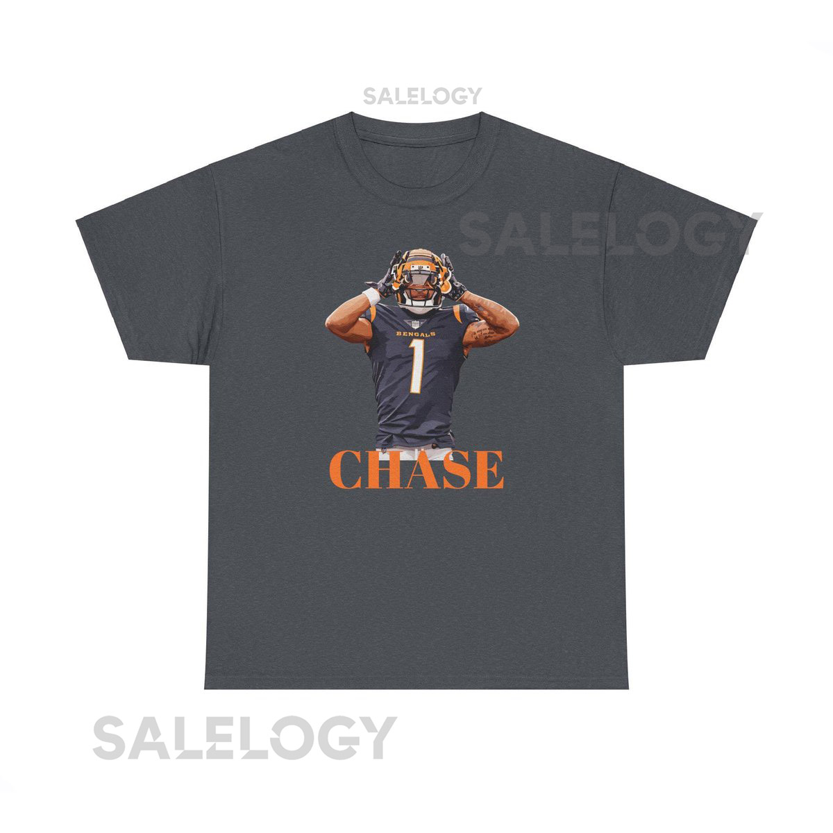 Ja'Marr Chase T-shirt Cincinnati Bengals Football Fan Shirt Unisex Tee Sports Apparel Cotton Top_686