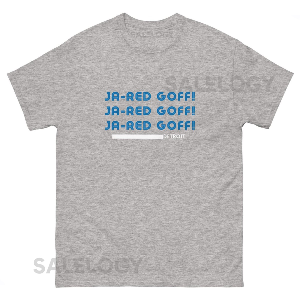 Unisex Jared Goff Chant Tee Detroit Football T-Shirt Lions Football Goff NFL Apparel_682