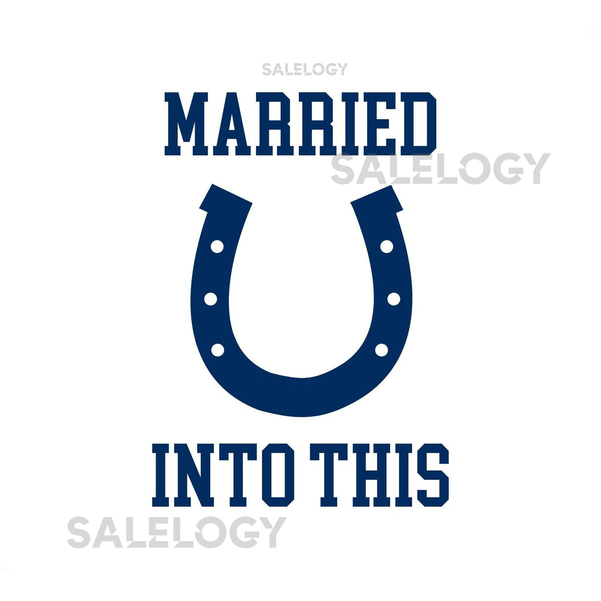 Colts Shirt Married Into This T Shirt Indianapolis Football Gift for Co_52